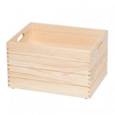 Box hout 40x30x24cm afgeronde hoeken