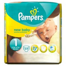 PAMPERS NEW BABY 2-5KG NR 1 PER 23