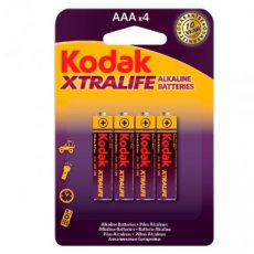 KODAAA Alkaline batterijen per 4 AAA