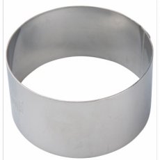 Muffin ring inox 7xh3,5cm